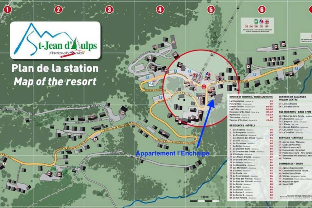 L'Enchalpe, Grand Et Lumineux Studio Avec Coin Montagne 5 Personnes, 60M Des Pistes, Piscine Couverte, Wifi, Grand Balcon Expo Est, Draps Non Compris Saint-Jean-dʼAulps Dış mekan fotoğraf