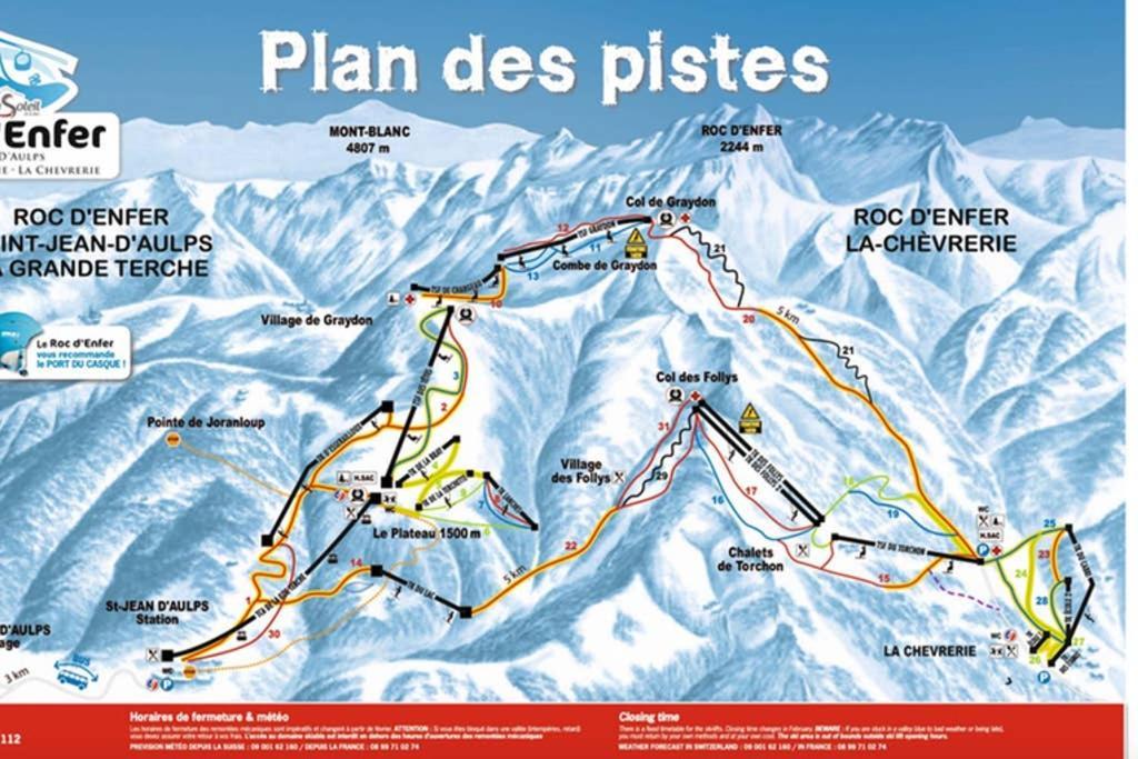 L'Enchalpe, Grand Et Lumineux Studio Avec Coin Montagne 5 Personnes, 60M Des Pistes, Piscine Couverte, Wifi, Grand Balcon Expo Est, Draps Non Compris Saint-Jean-dʼAulps Dış mekan fotoğraf